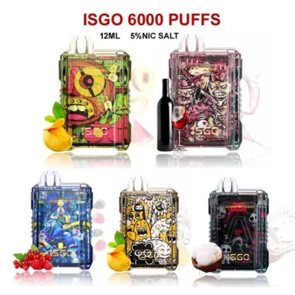 ISGO Drum Box 6000 Puffs – Disposable Vape