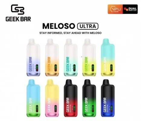 GEEK BAR MELOSO ULTRA 10000 PUFFS – Disposable Vape GEEK BAR MELOSO ULTRA 10000 PUFFS – Disposable Vape