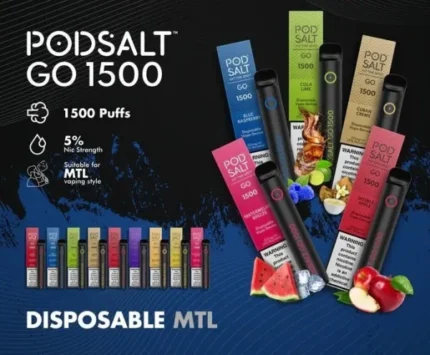 PODSALT GO 1500 PUFFS – Disposable Vape
