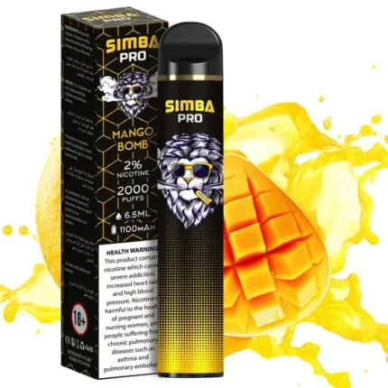 SIMBA PRO 2500 PUFFS – Disposable Vape