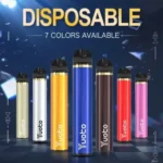 E-liquid Capacity: 5.0ml Puffs: ≈1500 puffs Flavors: Lychee Ice, Mango Ice, Banana, Tobacco, Blueberry, Peach ice, Watermelon Ice, Coke ice, Red bull, Mint ice