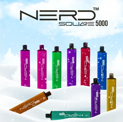 The Red Addition NERD SQUARE 5000 PUFFS – Disposable Vape