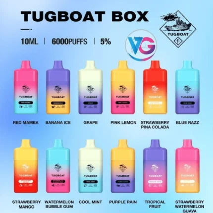 Tugboat Box 6000 Puffs – Disposable Vape