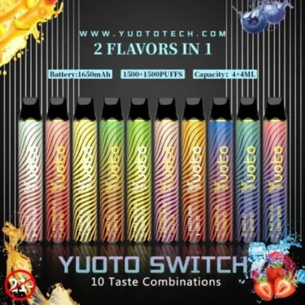 YUOTO SWITCH 3000 PUFFS – Disposable Vape