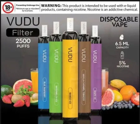 VUDU FILTER 2500 PUFFS – Disposable Vape VUDU FILTER 2500 PUFFS – Disposable Vape