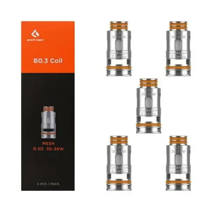 GeekVape B Coils 5PCS Pack – Replacement Coils for Aegis Boost & Wenax
