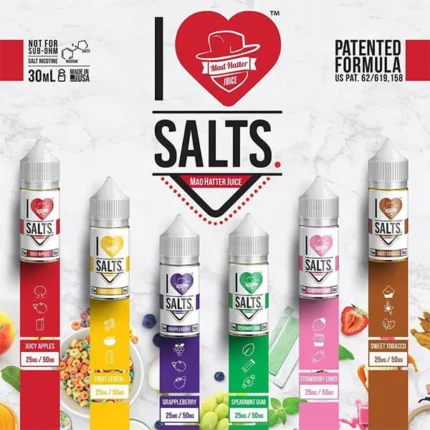 I Love Salts Saltnic 30ML – Nicotine Salt E-Liquid for Pod Devices