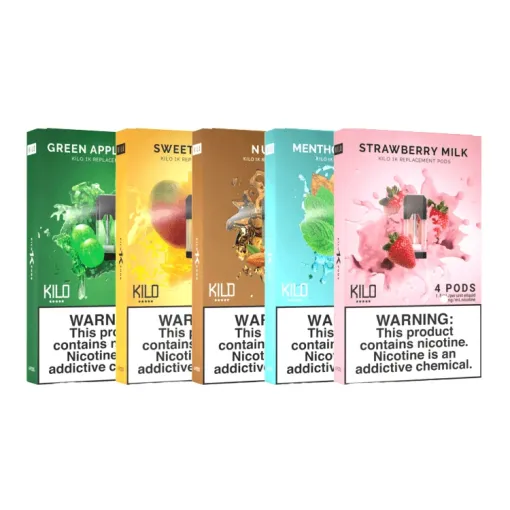 KILO 1K Pods – Refillable Replacement Vape Pods KILO 1K Pods – Refillable Replacement Vape Pods