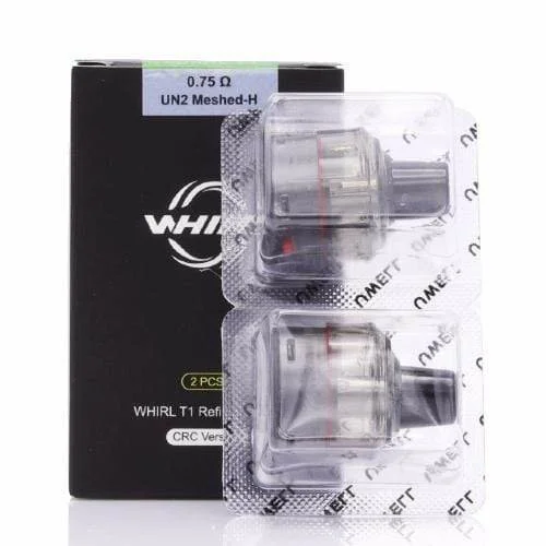 UWELL Whirl T1 Replacement Pods – 3mL Refillable Pod UWELL Whirl T1 Replacement Pods – 3mL Refillable Pod