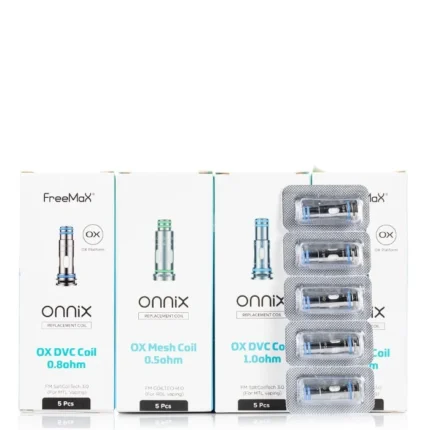 FREEMAX ONNIX OX Coils 5PCS/Pack – Replacement Sub-Ohm Vape Coils